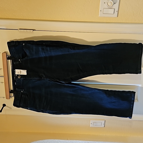 Lane Bryant Denim - Lane Bryant NWT Low Rise super stretch Capri Dark Blue Jeans Size 22